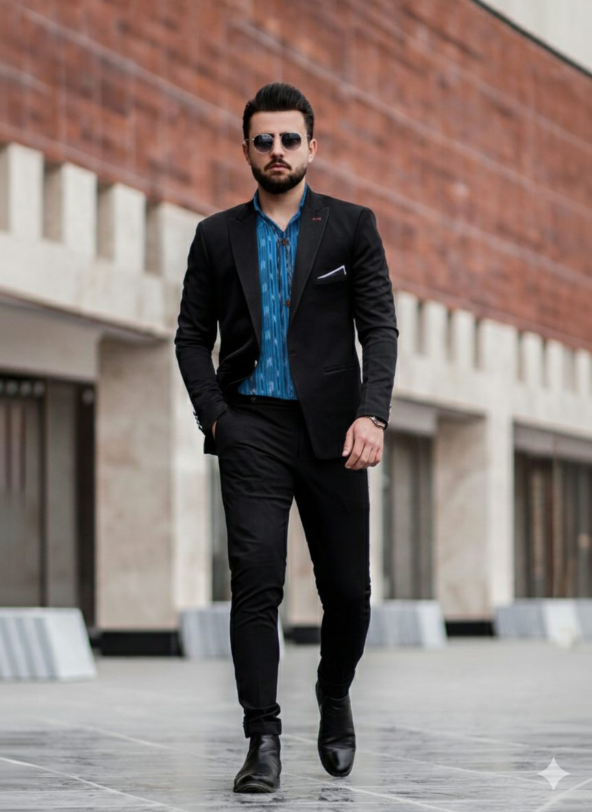 HS0029 Sambalpuri Full shirt (Copy) (Copy) - Image 2